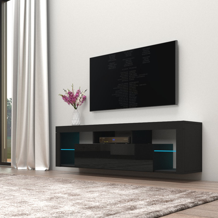 Orren Ellis Floating Milano TV Stand for TVs up to 70" & Reviews Wayfair